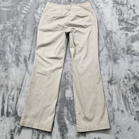 Dockers Pants Womens 4 Beige Khaki Favorite Fit Jaelynn Mid Rise Trouser Leg - Picture 2 of 11